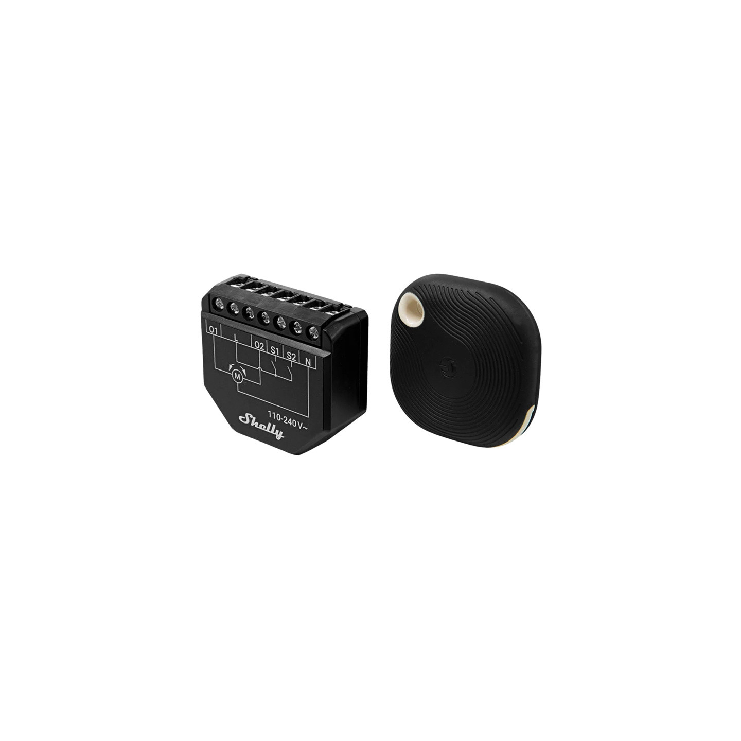 WiFi Shelly Shutter + BLU Button Tough 1 blinds/curtains controller