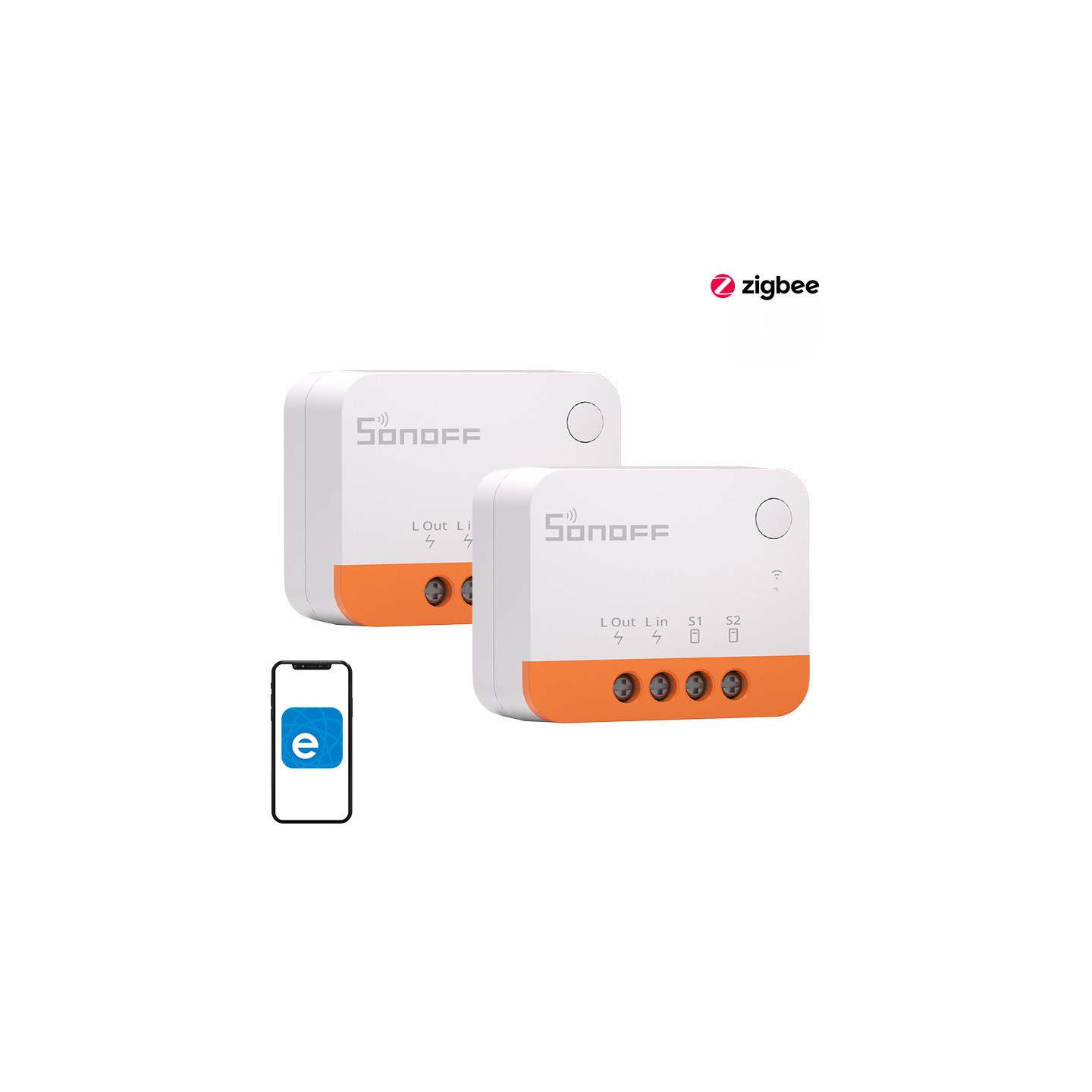 Sonoff ZBMINIL2 smart ZigBee mini switch (2 pcs.)