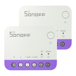 View product Sonoff MINI-RBS WiFi smart mini roller shutter switch (2 pcs.)