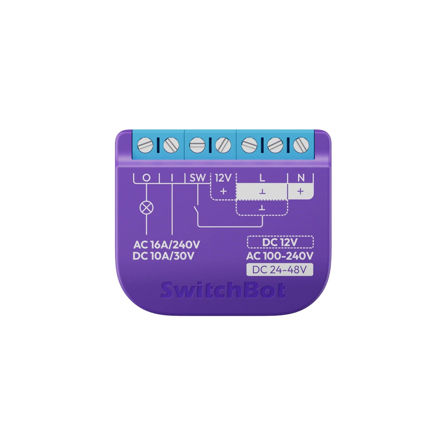 Intelligent SwitchBot Relay Switch 1 with voltage-free contact