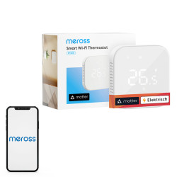 View product Inteligentny termostat WiFi Meross MTS215MA(EU) (Matter)