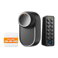 View product SwitchBot Ultra 3-in-1 smart lock with Hub Mini Matter control panel and Keypad keypad