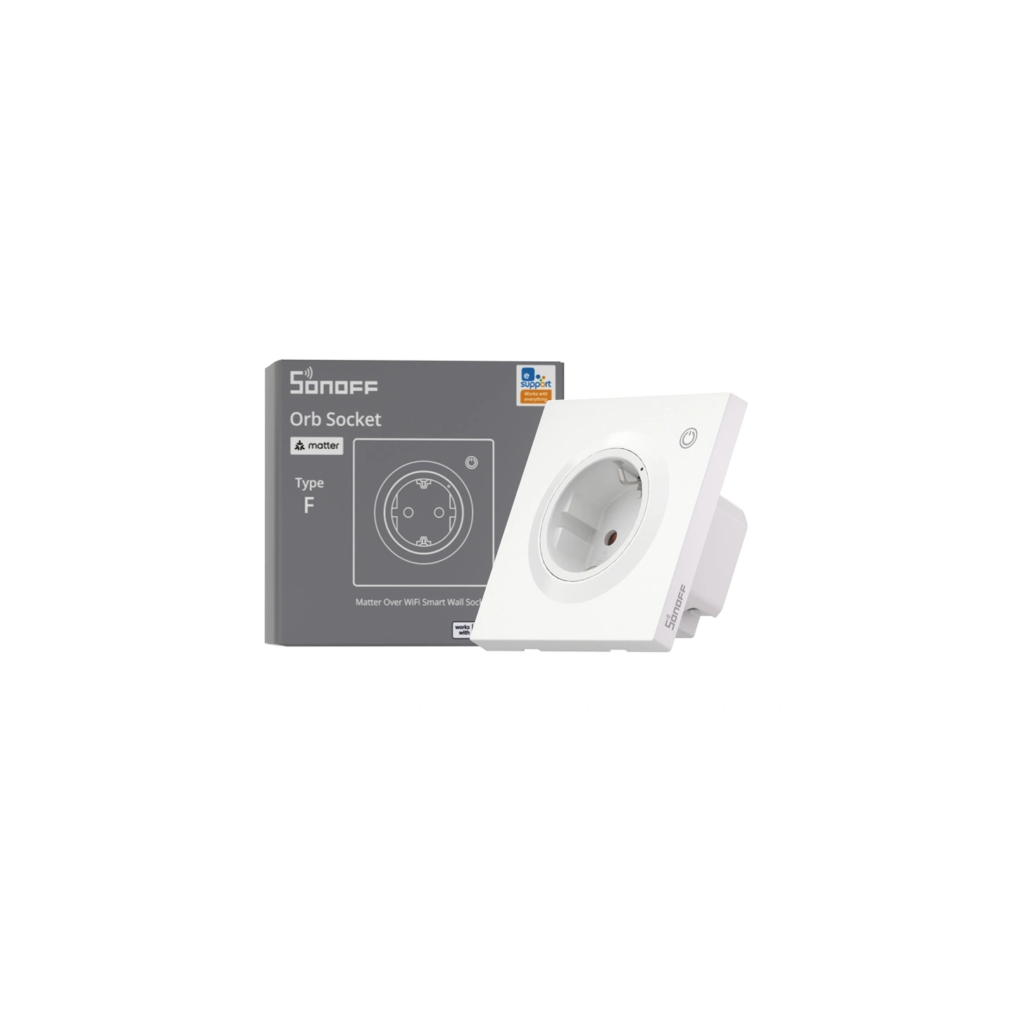 Sonoff WS01TPF-E WiFi Smart Wall Socket (Type F)