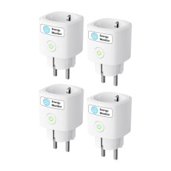 View product MEROSS MSS315CFH-EU Smart Plug with Energy Monitoring (Matter) (Set of 4)