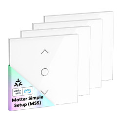 View product MEROSS MRS100MA(EU) Smart Wi-Fi (Matter) Roller Shutter Switch (4-Pack)