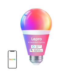 View product LEPRO B1 E27 LED Bulb with Bluetooth and Wi-Fi, 806 lm