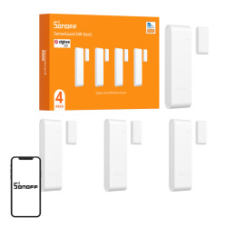 View product SONOFF SNZB-04PR2 Window and Door Sensor, 4-Pack