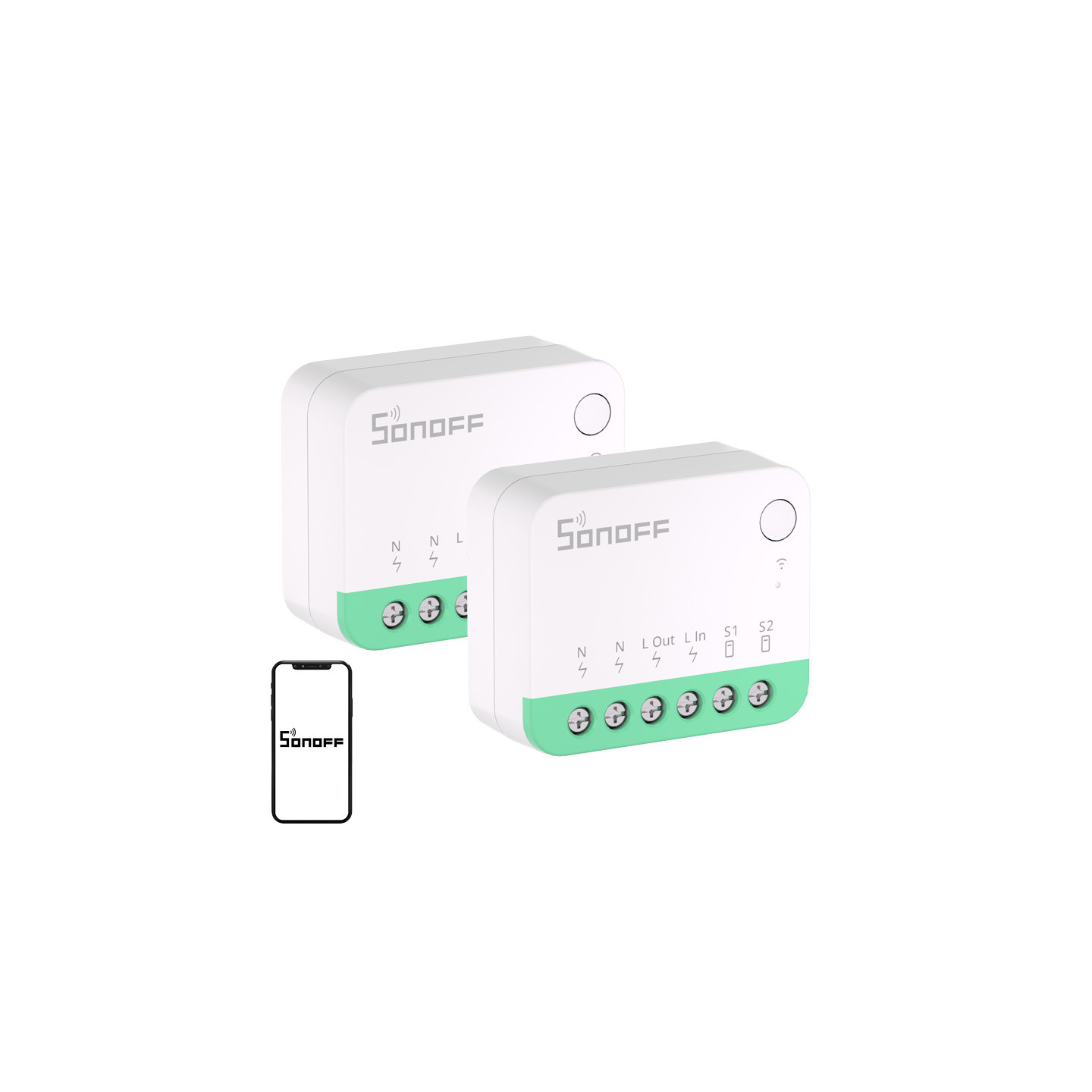 SONOFF MINIR4M (Extreme) Matter Switch, 2-Pack