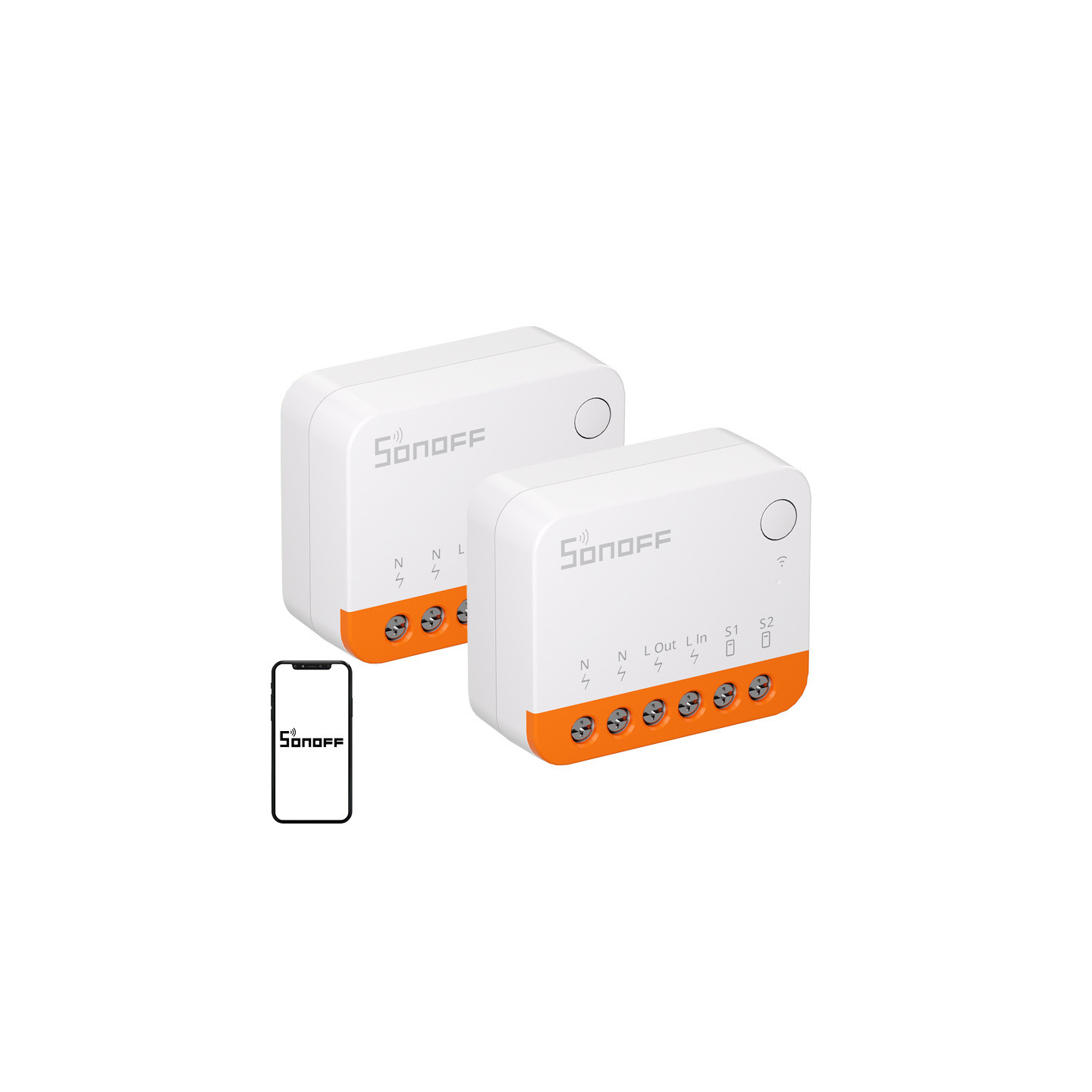 SONOFF MINIR4 (Extreme) Switch, 2-Pack