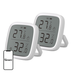 View product SONOFF ZigBee SNZB-02D Temperature and Humidity Sensor, 2-Pack