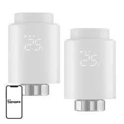 View product SONOFF ZigBee TRVZB Thermostatic Head, 2-Pack
