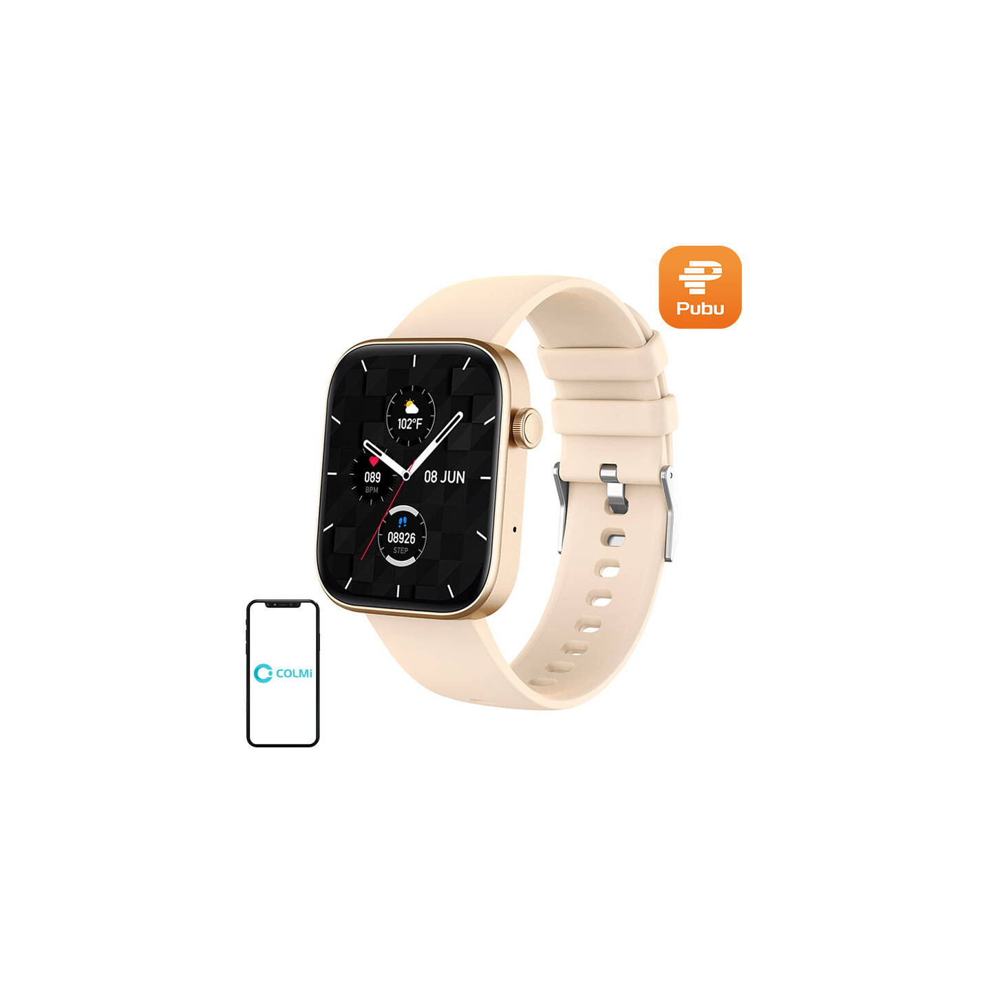 Colmi P71 Smartwatch (Gold)