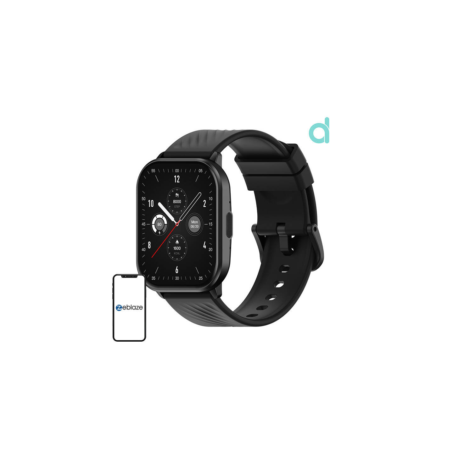 Zeblaze GTS 3 Smartwatch (Black).