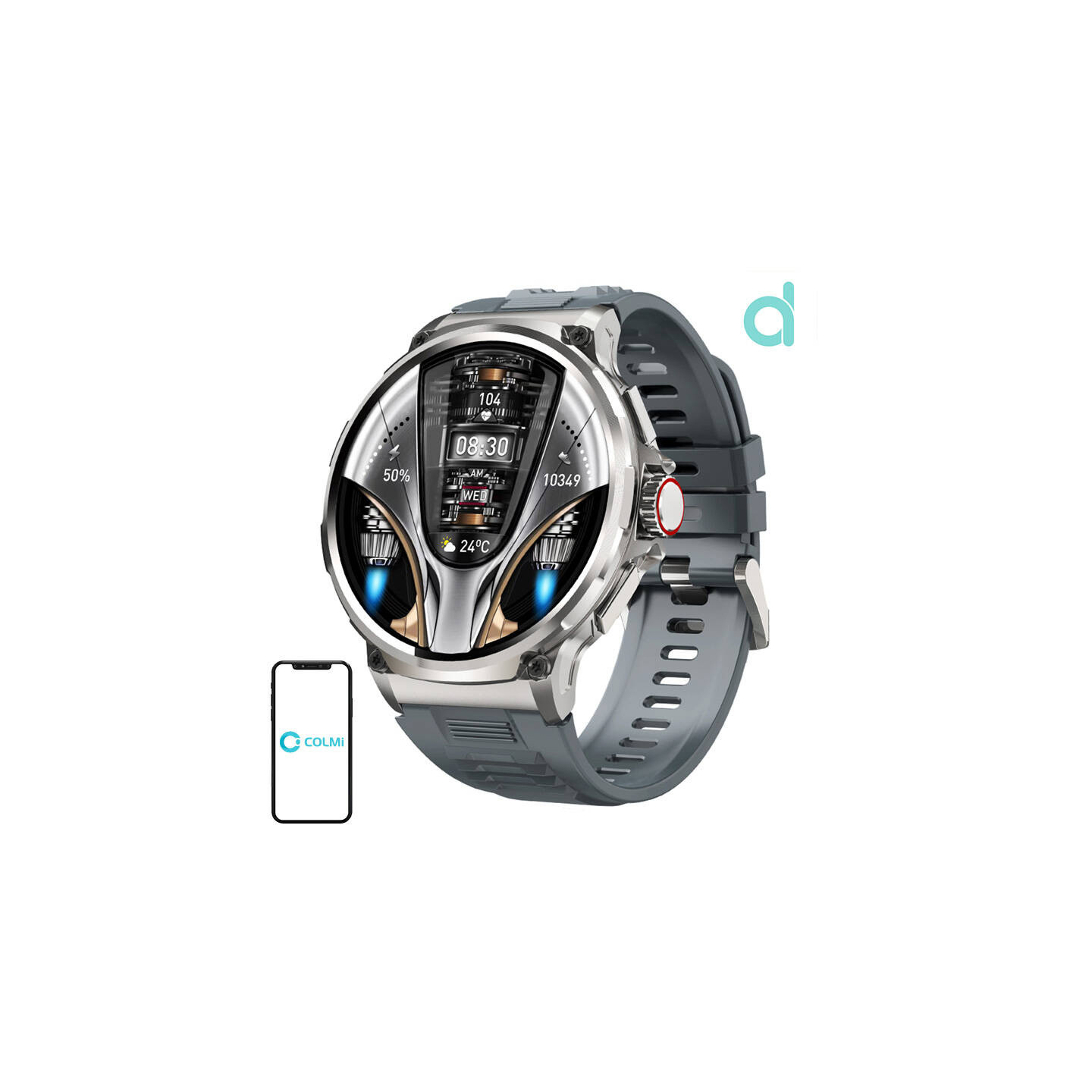 Colmi V69 Smartwatch (Silver)