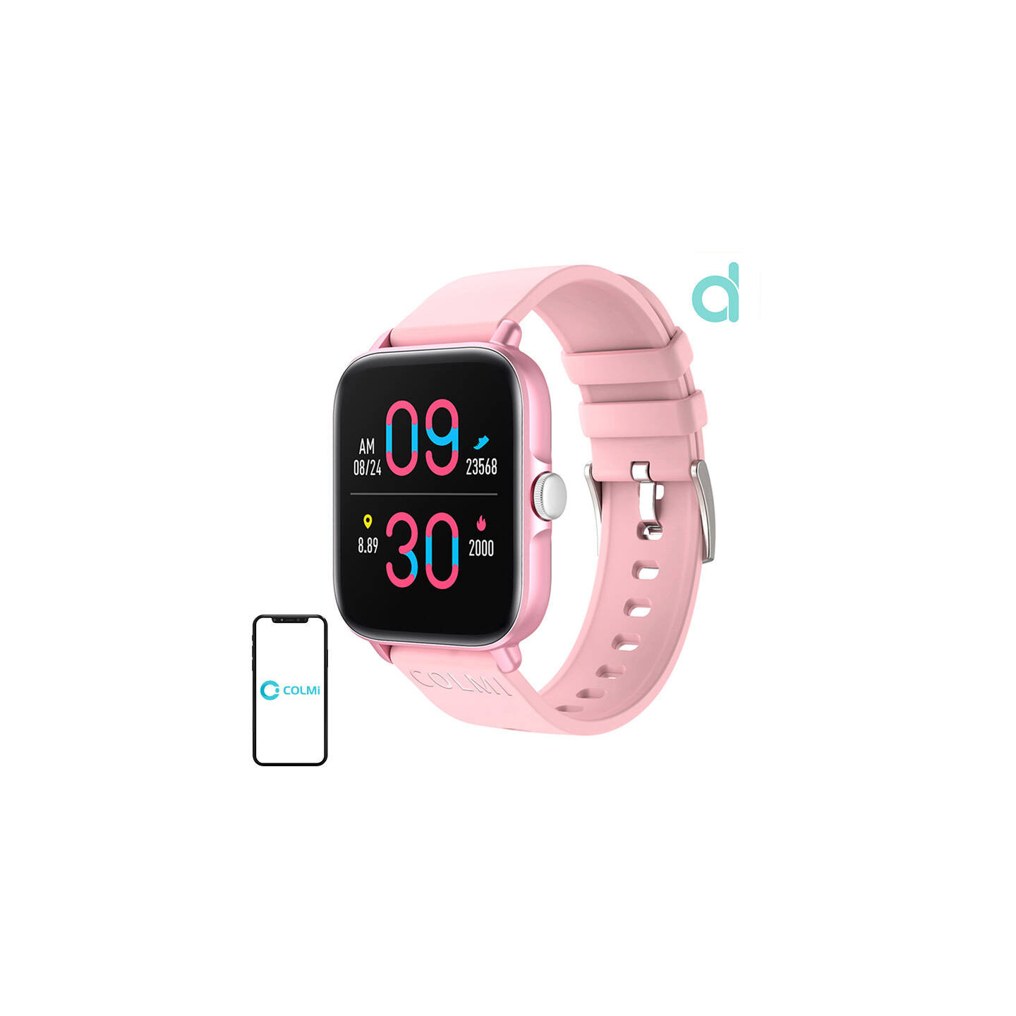 Colmi P28 Plus Smartwatch (Pink)