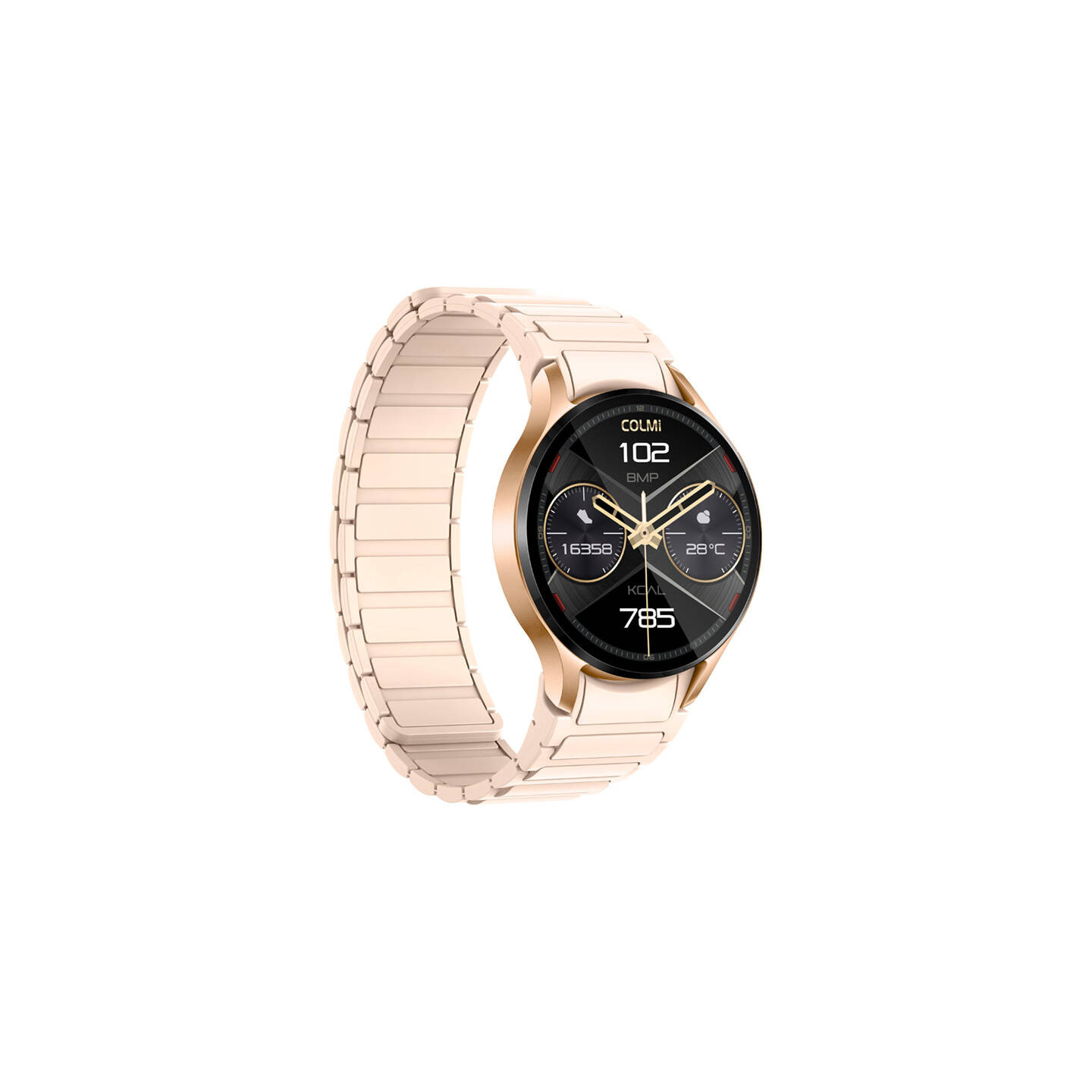 Colmi i28 Ultra smartwatch with magnetic strap (gold)