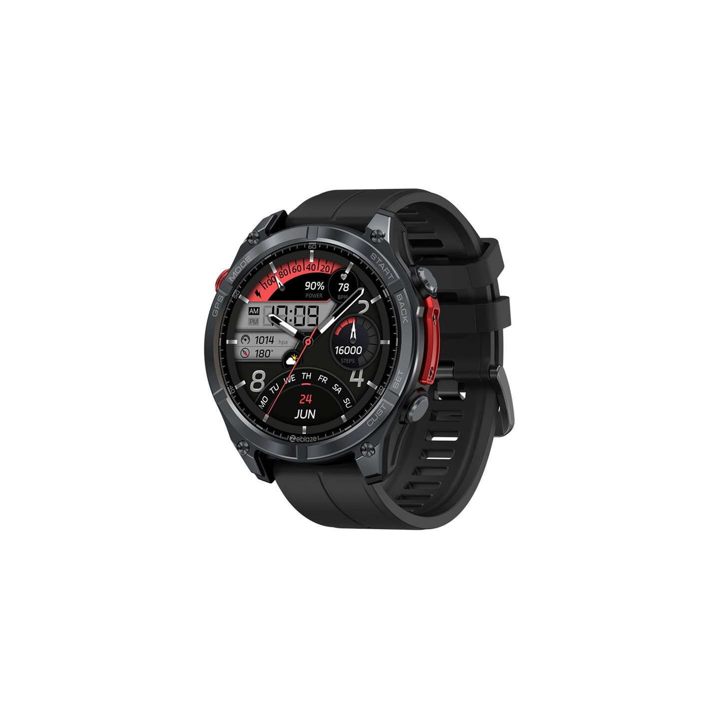 Zeblaze Stratos 4 Smartwatch (Black)