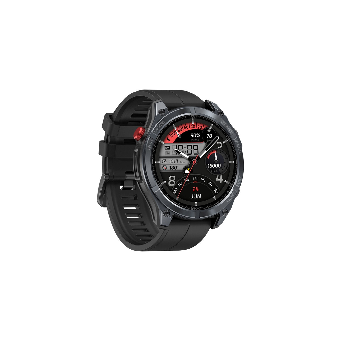 Zeblaze Stratos 4 Smartwatch (Black)