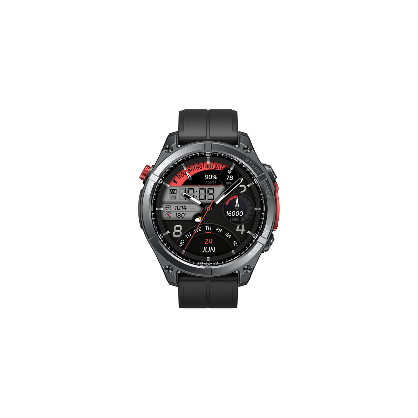 Zeblaze Stratos 4 Smartwatch (Black)