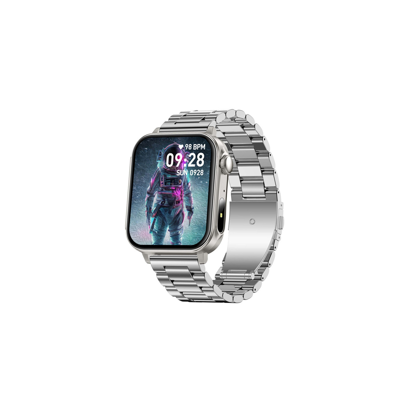 Colmi P80 smartwatch (steel and silver)
