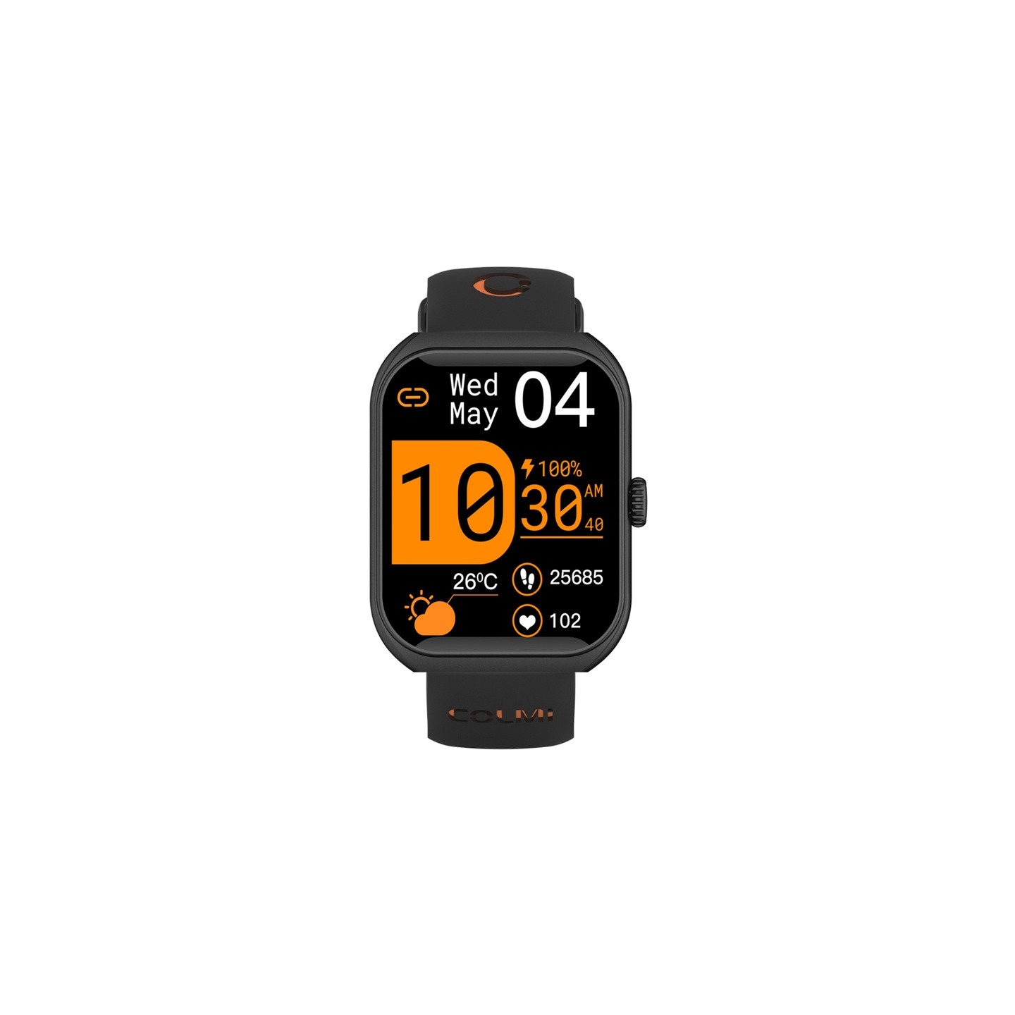 Colmi P86 Smartwatch (Black)