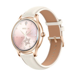 View product COLMI L28 Smart Watch (Gold + gold leather strap)