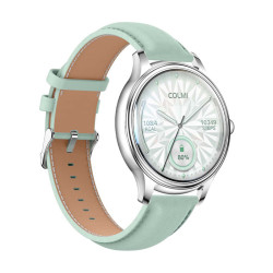 View product COLMI L28 Smart Watch (Silver-green + green leather strap)