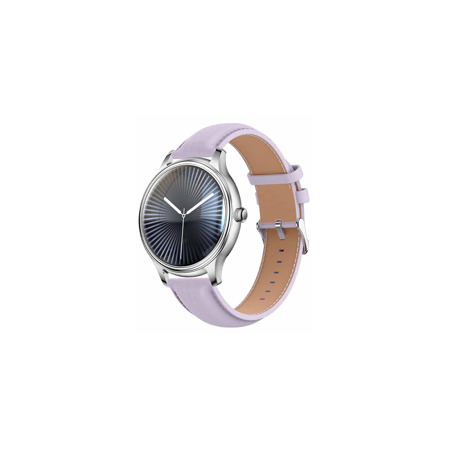 COLMI L28 Smart Watch (silver-purple + purple leather strap)
