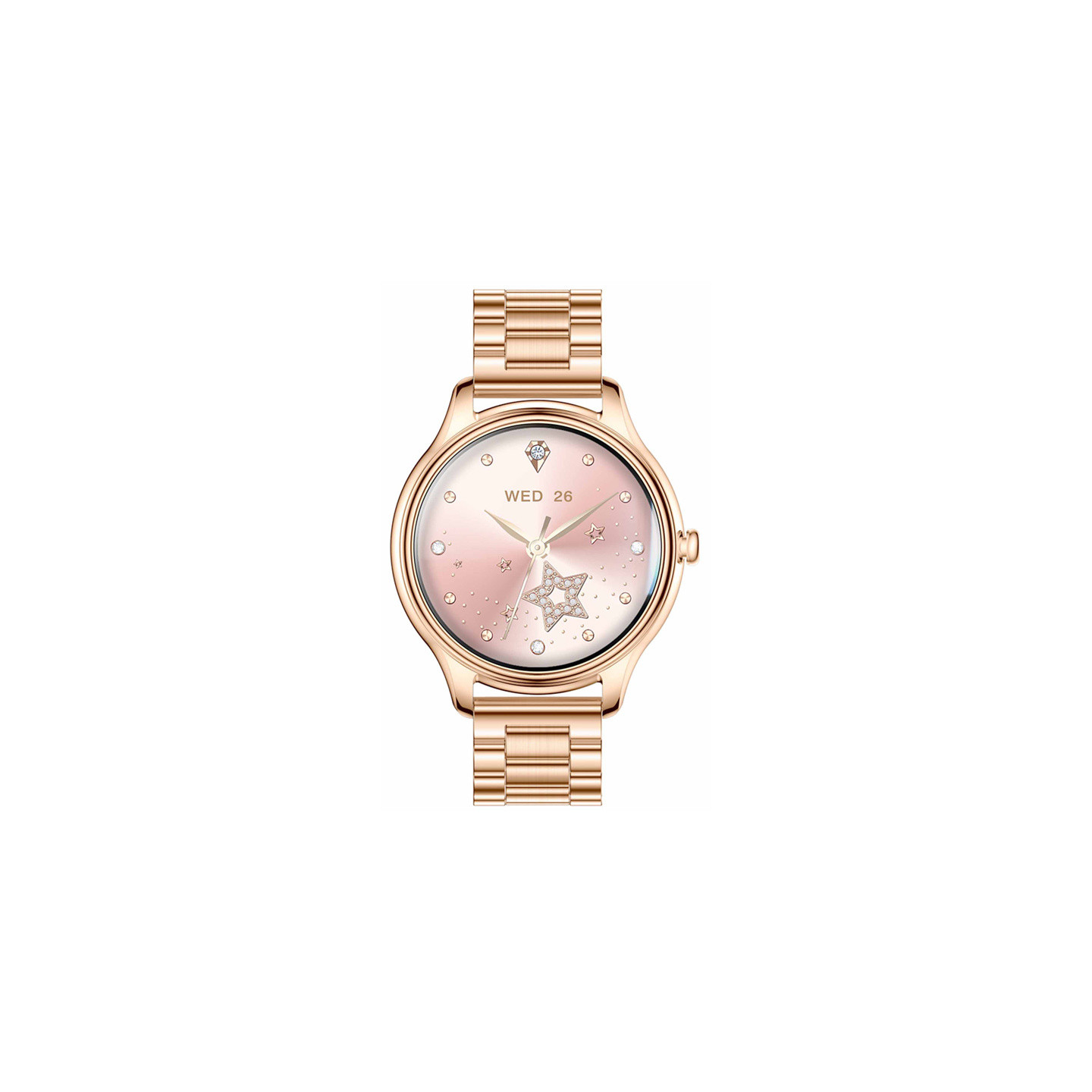 COLMI L28 Smart Watch (Gold + gold steel strap)