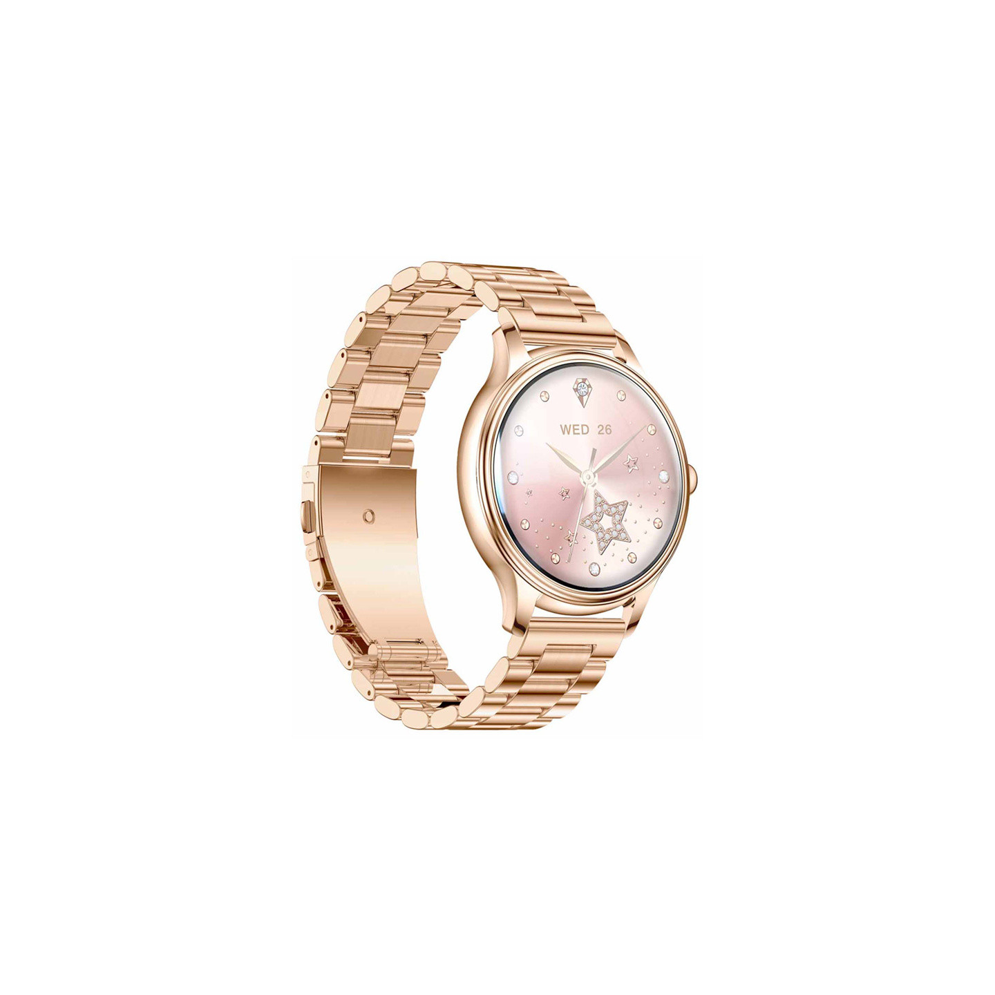 COLMI L28 Smart Watch (Gold + gold steel strap)
