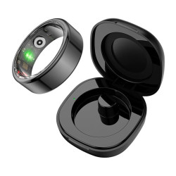 View product COLMI R02 Smart Ring, size 11, 20.3 mm (black) + charging case