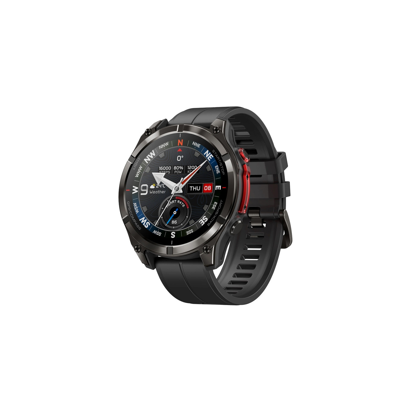 Zeblaze Stratos 4 Pro Smartwatch (Black)