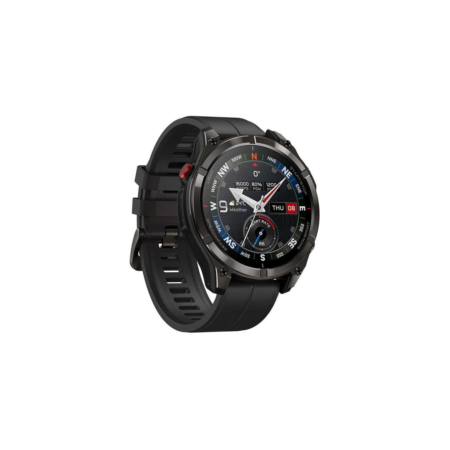 Zeblaze Stratos 4 Pro Smartwatch (Black)