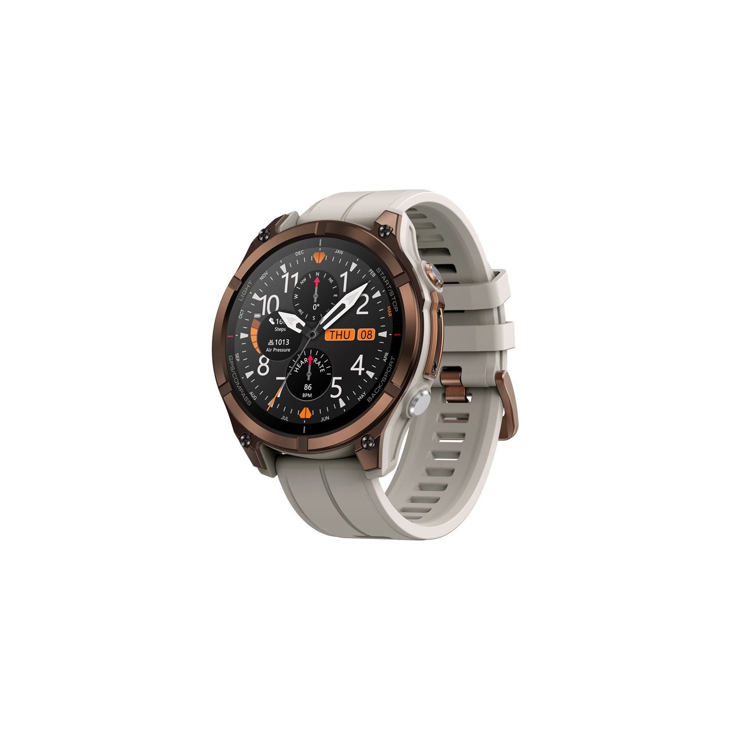 Zeblaze Stratos 4 Pro Smartwatch (Brown)
