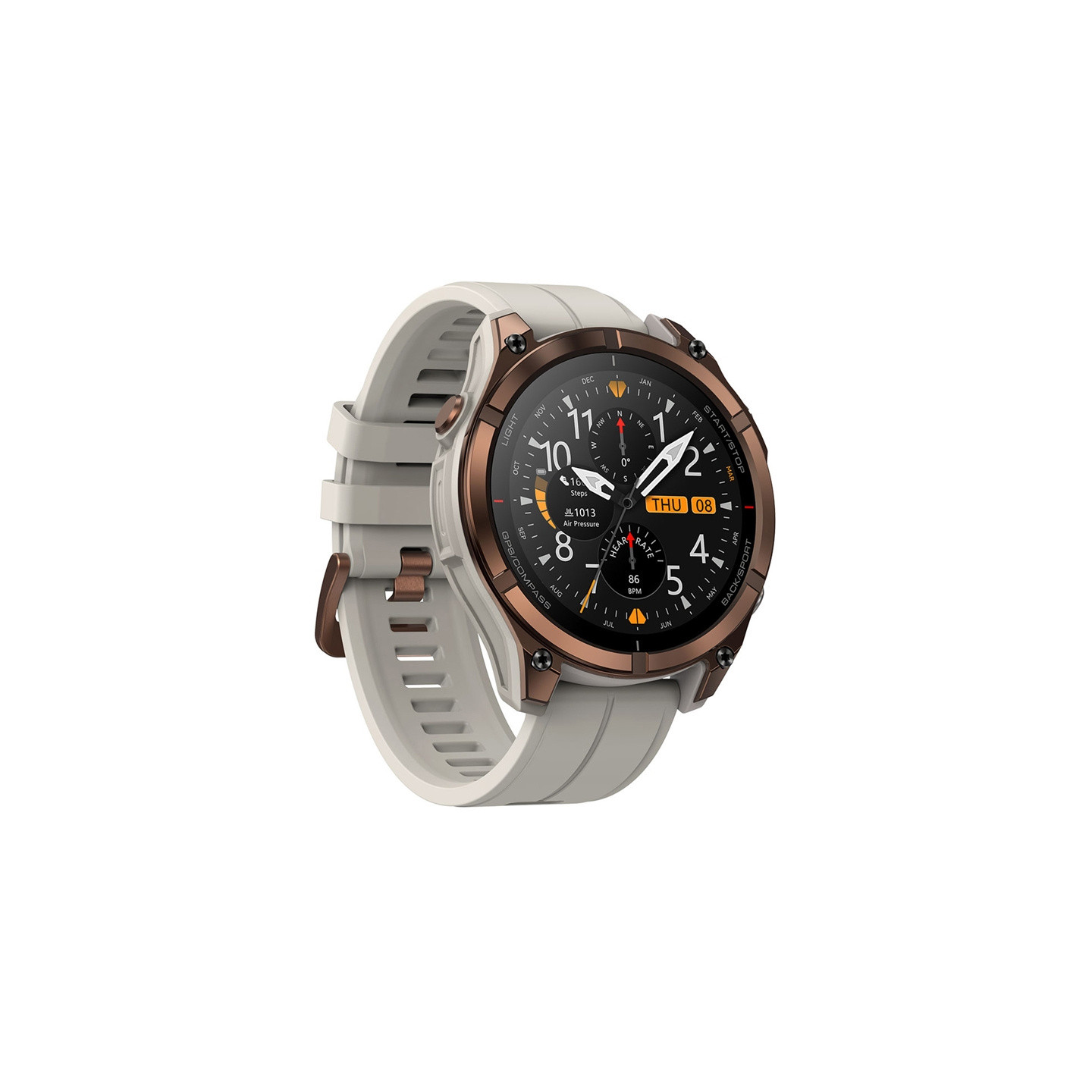 Zeblaze Stratos 4 Pro Smartwatch (Brown)