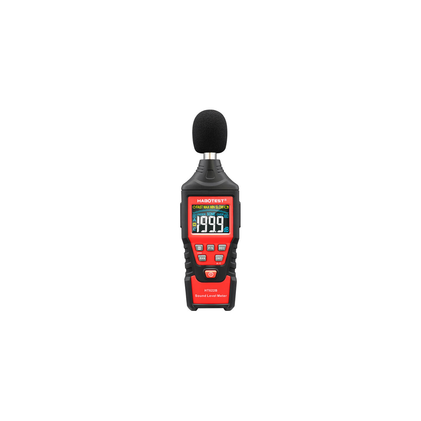 Digital decibel meter Habotest HT622B USB A/C