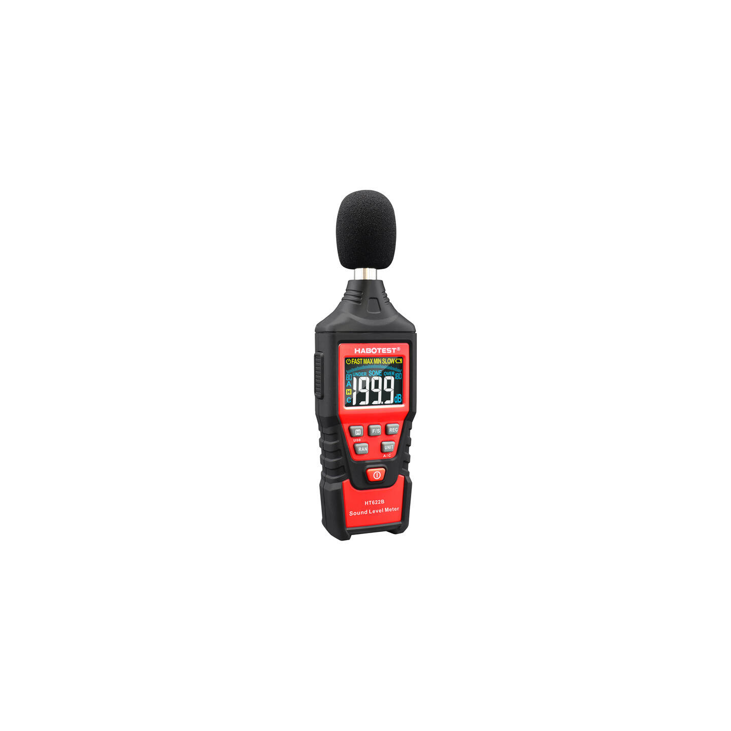 Digital decibel meter Habotest HT622B USB A/C