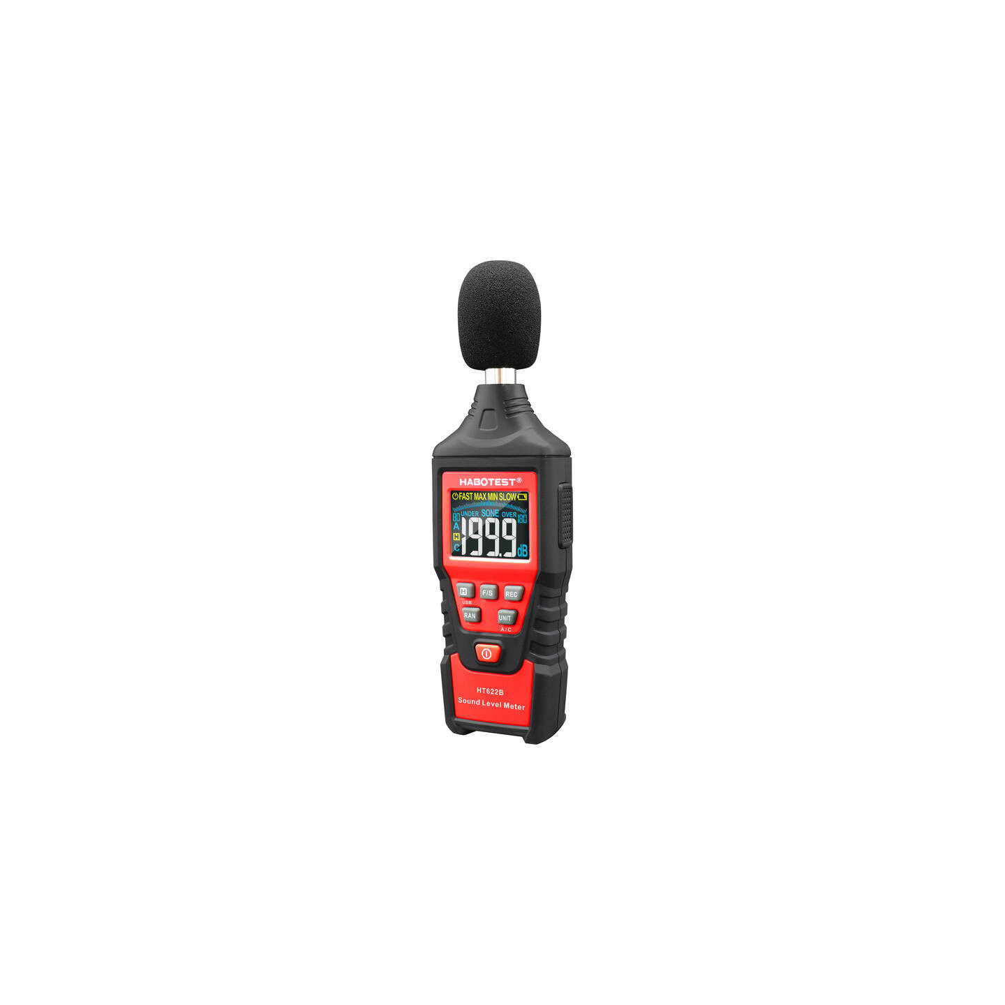Digital decibel meter Habotest HT622B USB A/C