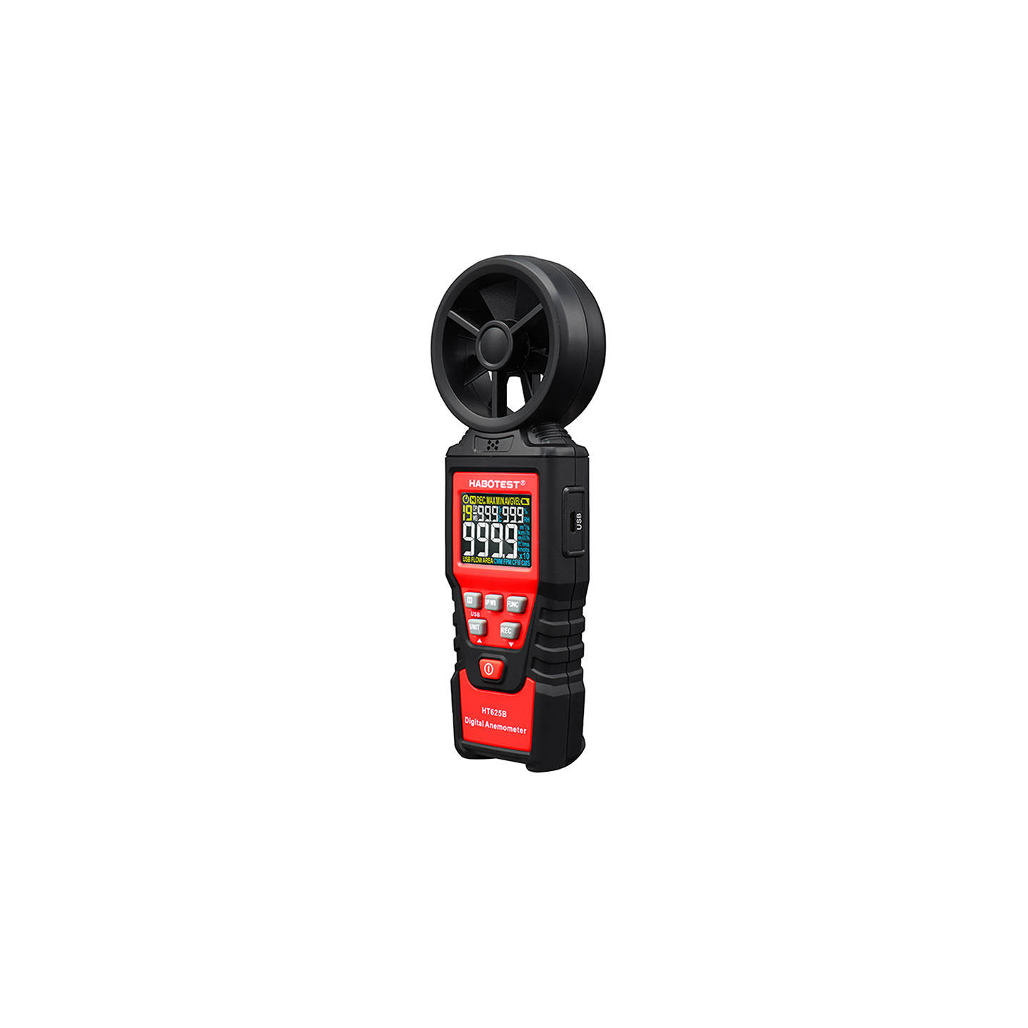 Digital Anemometer Habotest HT625B, USB
