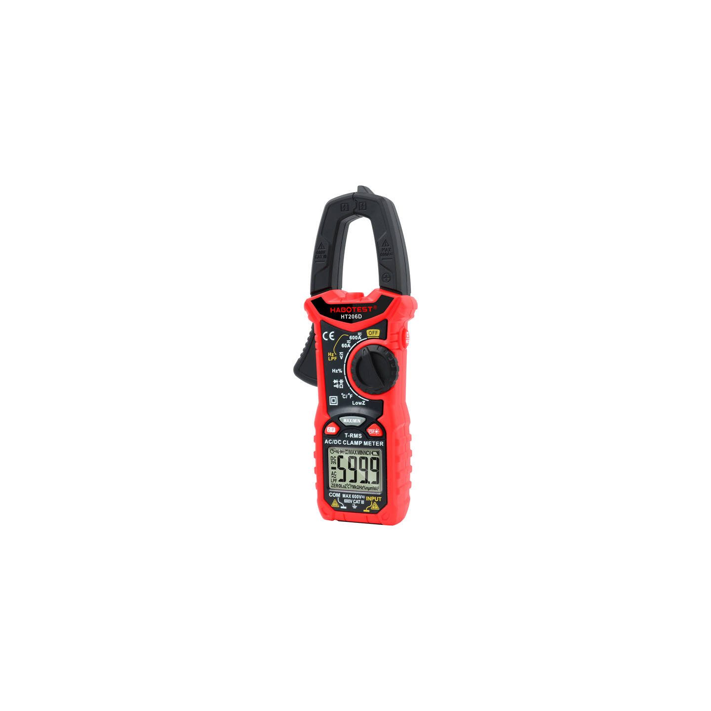 Digital Clamp Meter Habotest HT206D True RMS , NCV, LPF