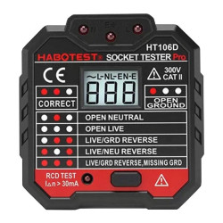 View product Socket tester with digital display Habotest HT106D