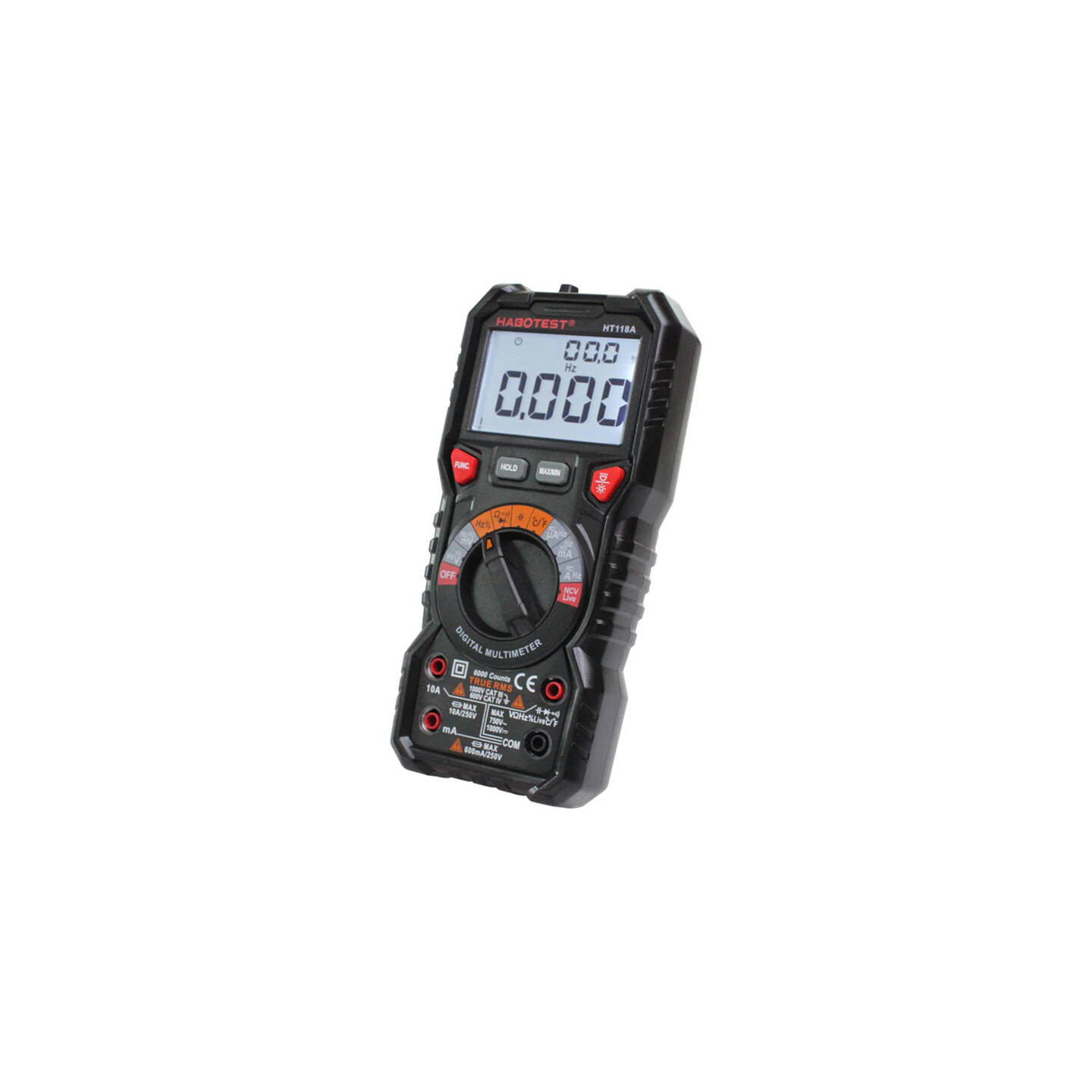 Digital Multimeter with Flashlight Habotest HT118A, True RMS, NCV