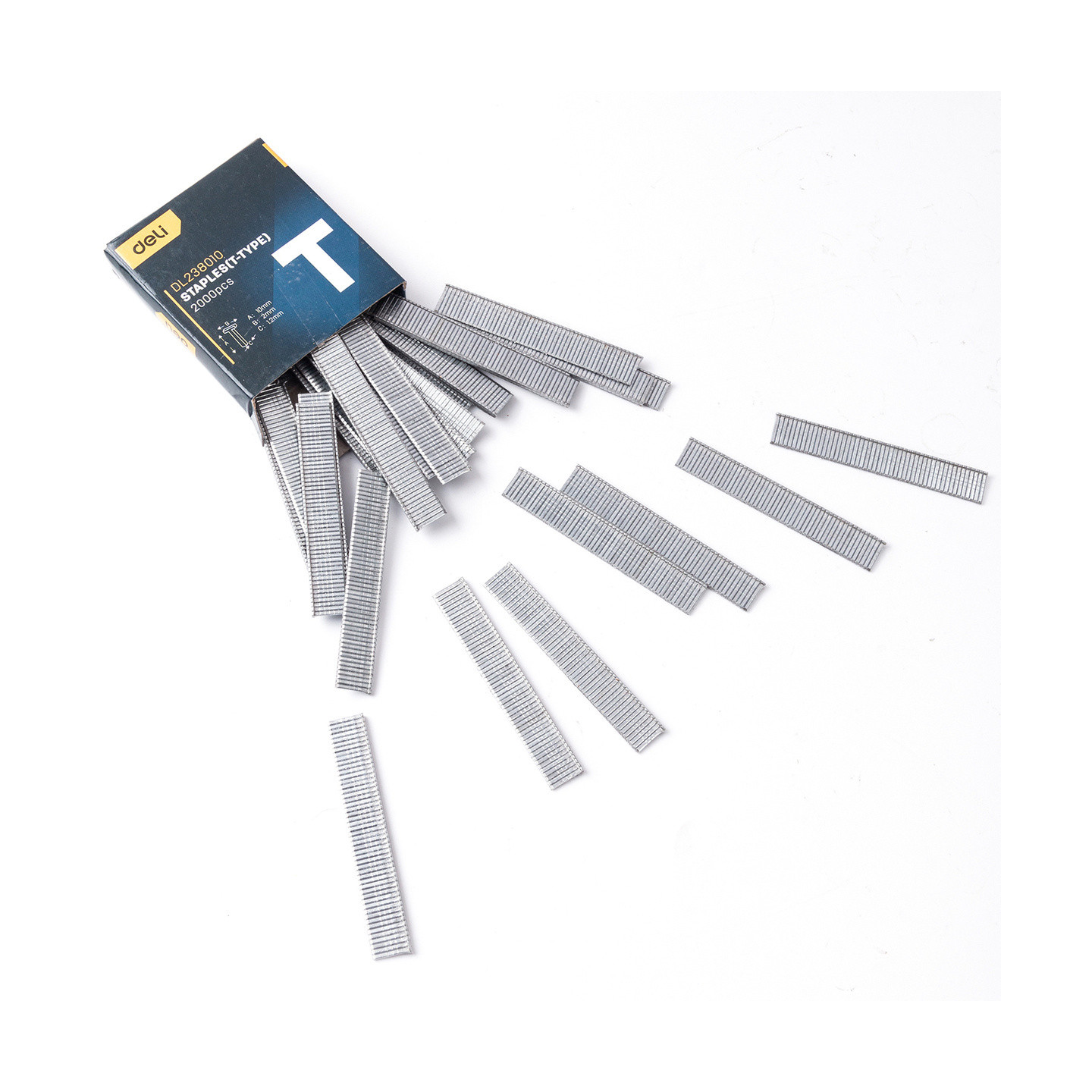 Staples type T Deli Tools EDL238010, 2000 pieces