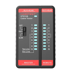 View product Network cable tester Habotest HT812A  RJ45/RJ14/RJ12/RJ9