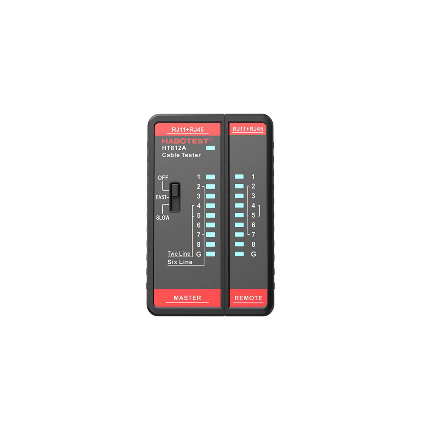 Network cable tester Habotest HT812A  RJ45/RJ14/RJ12/RJ9