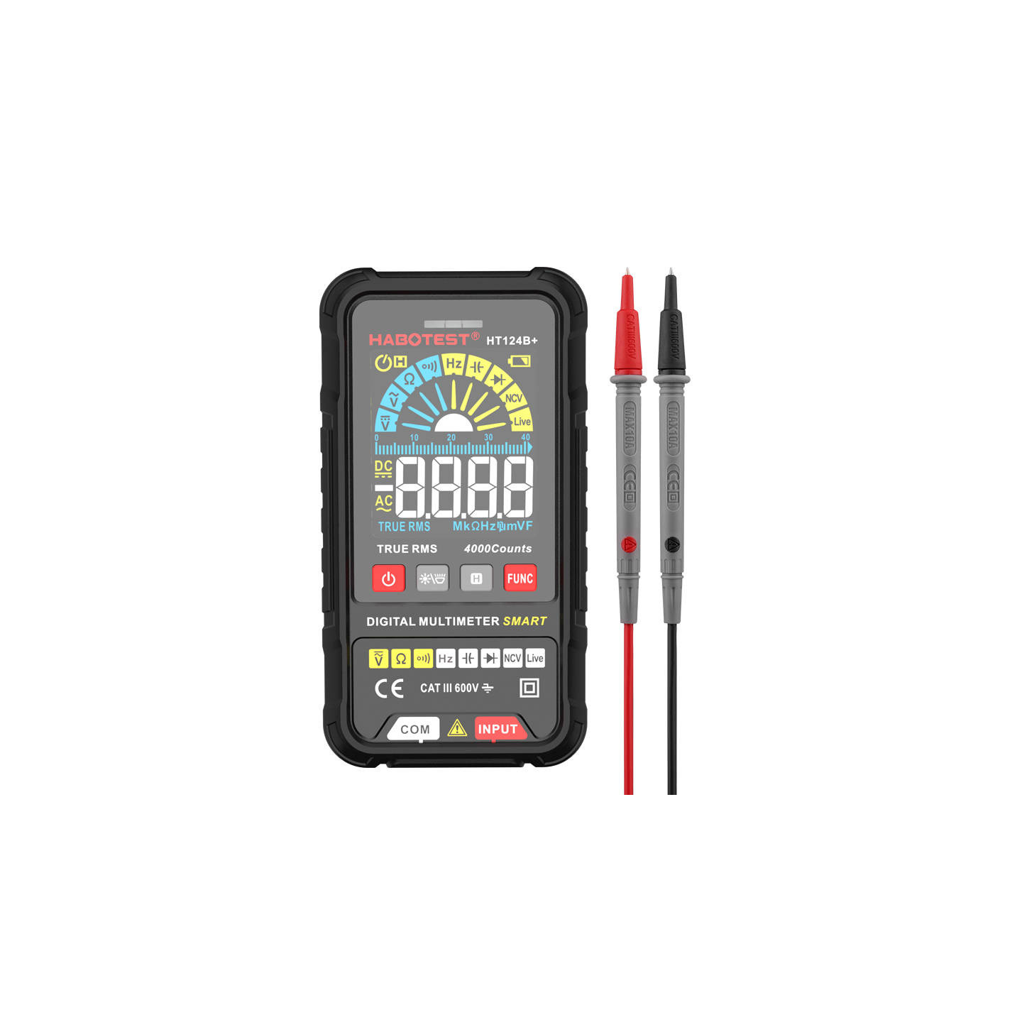 Habotest HT124B+ Digital Universal Multimeter