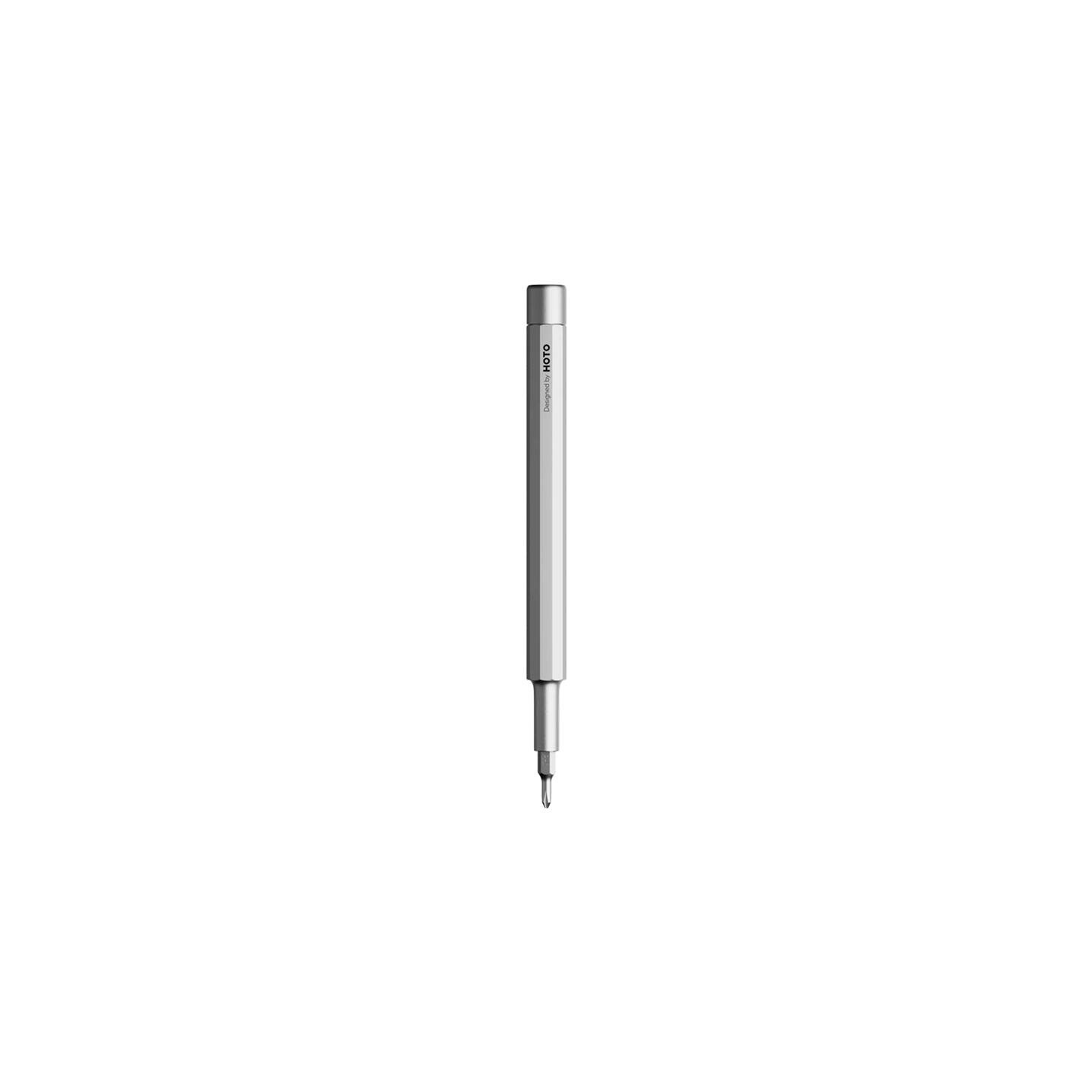 Pocket precision screwdriver and fountain pen 5-in-1 HOTO QWLSD013 (silver)