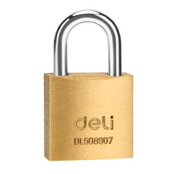 View product Deli Tools brass padlock EDL508907