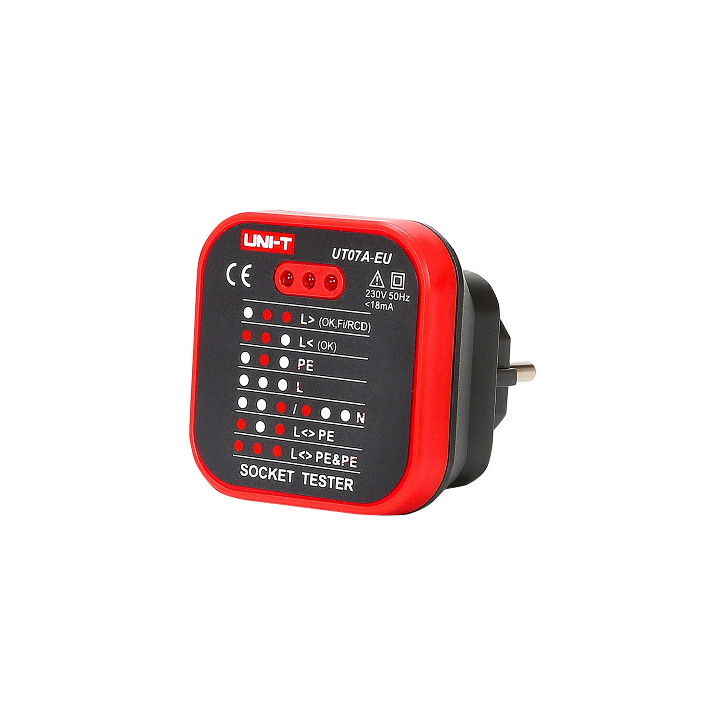 UNI-T UT07A-EU power outlet tester