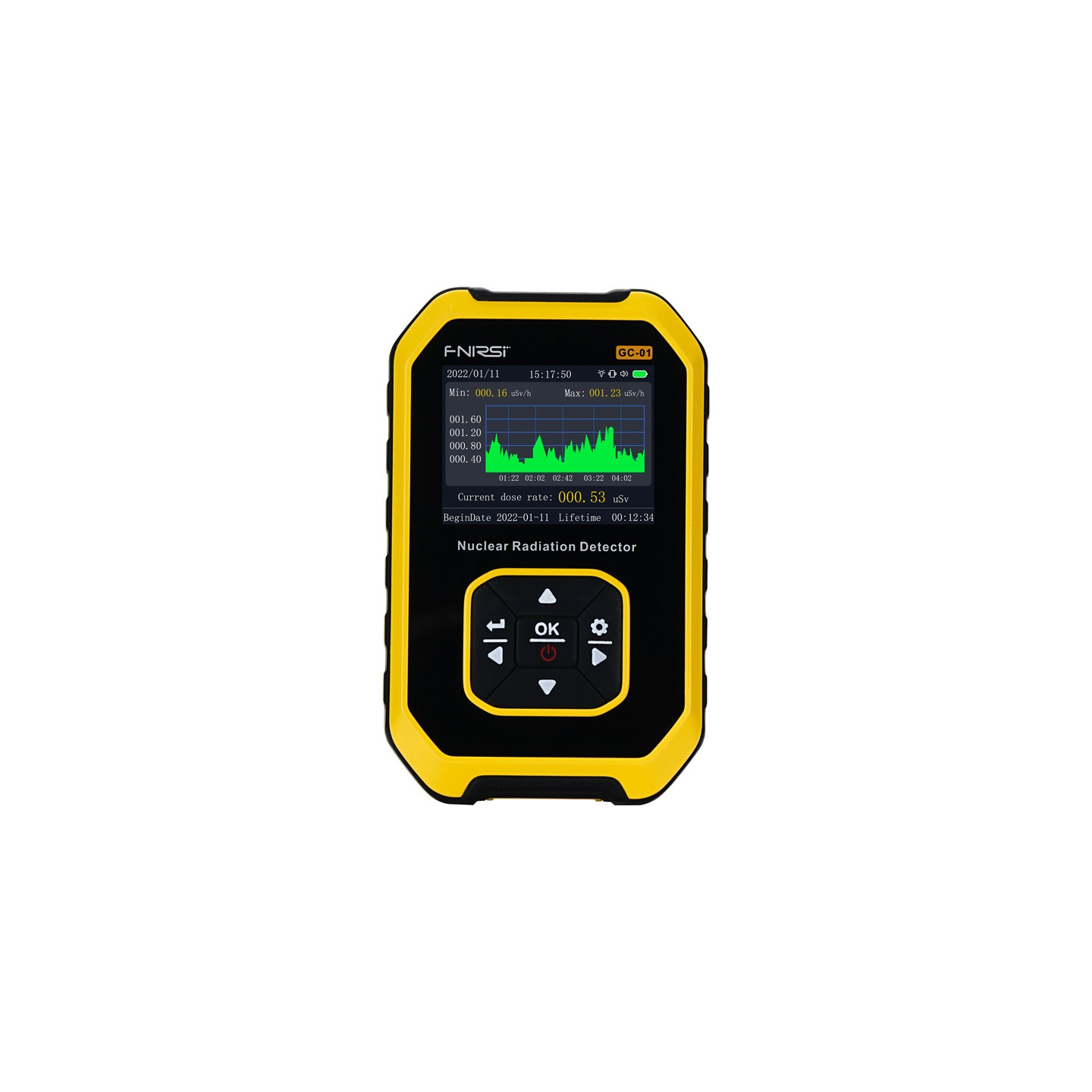 FNIRSI GC-01 nuclear radiation detector